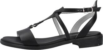 Nero Giardini Tamigi Sandaal - Dames - Sandalen - Zwart - 39 EU - Leer - Schoenen