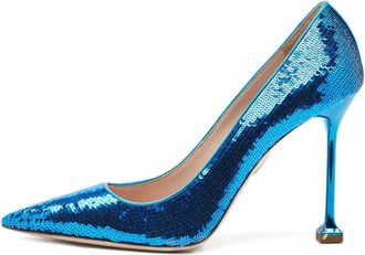 Miu Miu Pumps con paillettes - Blu