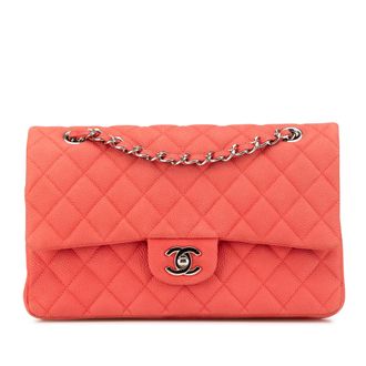 Chanel Classic Flap Bag Medium Gequilted Leer