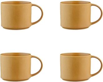 Bj&ouml;rn Borg Taza 50cl - 4 piezas - Ocre