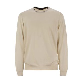Fay Heren, Truien, Beige, Maat: 3XL Katoen