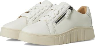 Clarks Mykah Joy Womens Shoes White Leather : 7.5 B - Medium