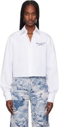 Off-white Mens 90S Logo Overshirt | Size Small