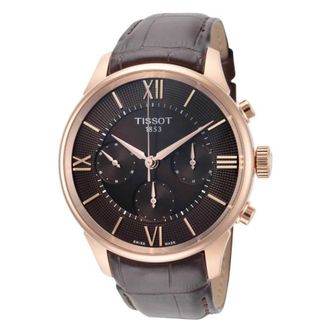 Tissot Chemin Des Tourelles Chronograph Automatic Brown Dial Mens Watch T1394623629800