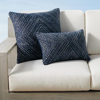 Frontgate Britta Indoor/Outdoor Pillow Cover - 13 x 20 Lumbar - Frontgate