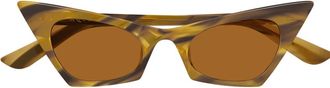 Alexander McQueen Zonnebrillen - Dames - Zonnebrillen - Bruin - 48 MM - Accessoires