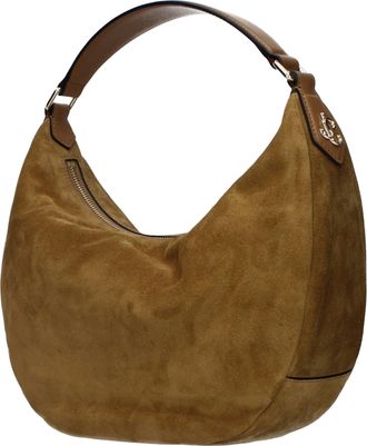Jimmy Choo London Womens Brown Leather Shoulder Bag
