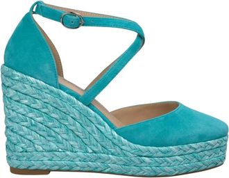 Alma En Pena Wedges, female, Green, 8 UK, Crystal heel sandal