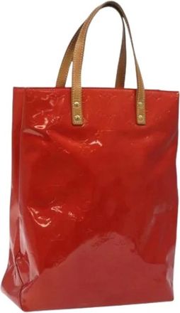 Louis Vuitton Pre-owned Tote Bags, female, Red, Size: ONE SIZE Pre-owned Patent Leather Tote Bag