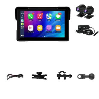 OEM Grabadora De V&iacute;deo Digital Para Motocicleta, Resistente Al Agua, Con Opciones De C&aacute;mara De Alta Resoluci&oacute;n Y Pantalla Dvr 2k De 7 Pulgadas