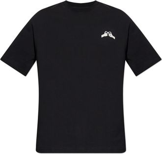 Samsøe & Samsøe Tops, Heren, Zwart, S, Katoen, T-shirt Saflorian