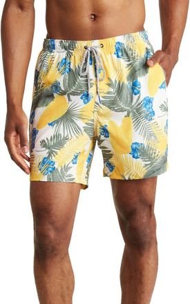 Rainforest Hot Tropics Swim Trunks in Lemon at Nordstrom Rack, Size Medium