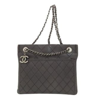 Chanel Pre-owned Shoulder Bags, female, Black, Size: ONE SIZE Pre-owned Vintage Shoulder Bag