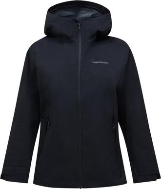 Peak Performance Trail Hipe Shell Jacket Regenjacke f&uuml;r Damen | schwarz