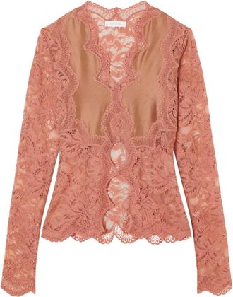 Paco Rabanne Tops - Dames - Longsleeves - Bruin - S - Tops
