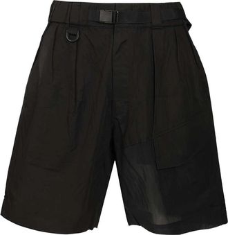 Yohji Yamamoto UT Wideleg Shorts - Heren - Korte Broeken - Zwart - M - Korte Broeken