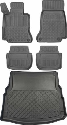 OEM Juego De Alfombrillas Para Coche Y Maletero Para Mercedes Clase E W213 Coup&eacute; Desde Abril De 2017