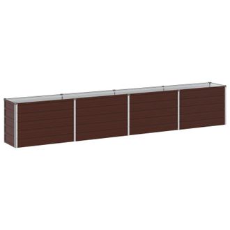 vidaXL Cama De Jard&iacute;n Elevada Marr&oacute;n 320 X 40 X 55 Cm Vidaxl