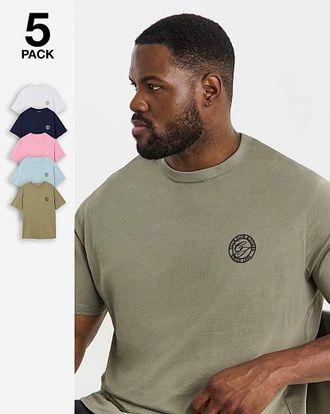 Jack & Jones Jack & Jones Alliance T-Shirt 5 Pack