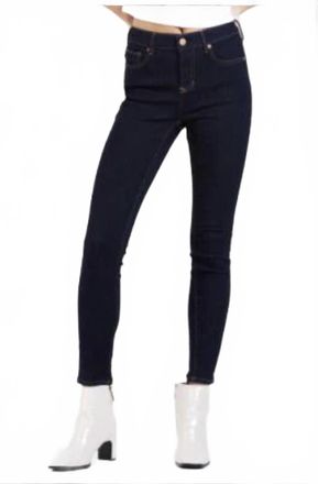 Dear John Denim Womens Gisele Breakwater Skinny Jeans In Navy