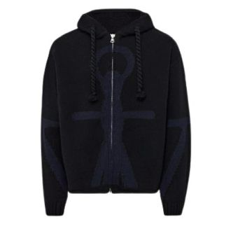 J.W.Anderson Hoodies & sweatvesten, Heren, Zwart, M, Zwarte Sweater Collectie