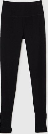 Lacoste Womens Collapsible Stirrup Leggings - Black - Size: 32in/10