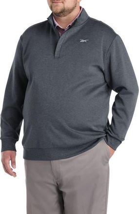 Reebok Big & Tall 1/4-Zip Performance Pullover in Black at Nordstrom, Size Xx-Large