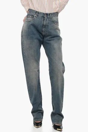 Maison Margiela MM1 Distressed High-Waist Jeans Maison Margiela