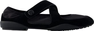 Tory Burch Romy Sport Mary Jane - Dames - Ballerinas - Zwart - 37 EU - Leer - Schoenen