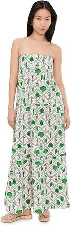 Show me your Mumu Long Weekend Maxi Dress Womens Clothing Coastal Collage : 2XL, Cotton