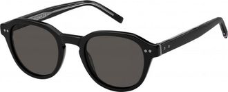 Tommy Hilfiger Mens TH-1970-S-807 TH 1970 S 49 807 Sunglasses - Black - One Size