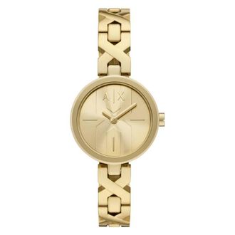 A|X Armani Exchange Ava Quartz Gold Dial Ladies Watch AX5831