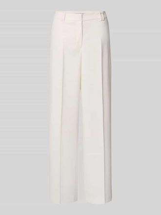 More & More More & More Stoffhose aus Viskose-Mix mit B&uuml;gelfalte in Offwhite, Gr&ouml;&szlig;e 38