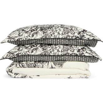 Ted Baker Elegance Floral Reversible Duvet Cover & Sham Set in Moss at Nordstrom Rack, Size Full/queen