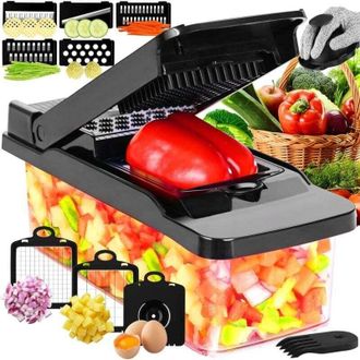 OEM Cortador De Verduras Multifuncional, Mandolina Profesional Manual Para Cocina Con Cuchillas Reemplazables Para Cortar, Rallar Y Picar - Crezuo