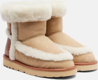 Chlo&eacute; Chlo&eacute; Dolcie shearling-trimmed ankle boots