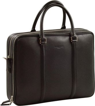 Pourchet Tassen, Heren, Bruin, ONE Size, Leer, Ethan Documententas