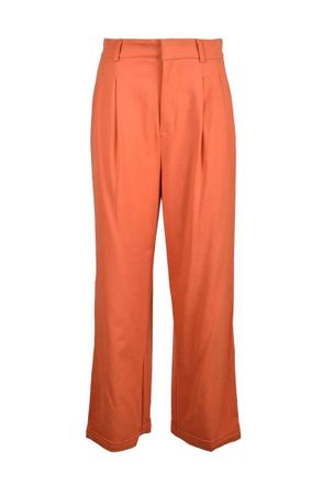 Weili Zheng Viscose/Wool Pants - Orange