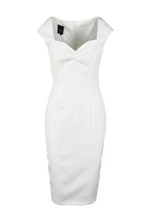 Access Fashion Fitted Mini Dress with Sweetheart Neckline