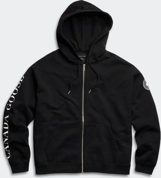 Canada Goose Fermeture pleine longueur Rove &agrave; imprim&eacute; (Hommes, Black, TTG)