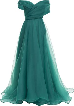 Ana Radu Abito da sera con spalle scoperte - Verde