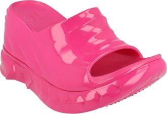 Givenchy Marshmallow Wedge Slide Sandal in Neon Pink at Nordstrom Rack, Size 7Us / 38Eu