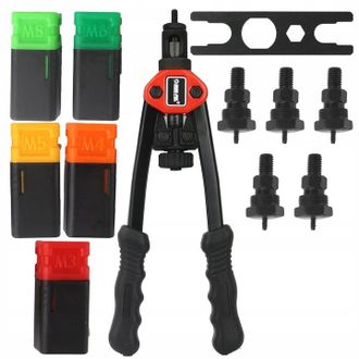 OEM Remachadora Manual Para Tuercas Remachables M3-m8, 5 Puntas