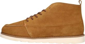 HUB Malden High Sneakers - Heren - Schoenen - Bruin - Maat: 42 EU Su&egrave;de