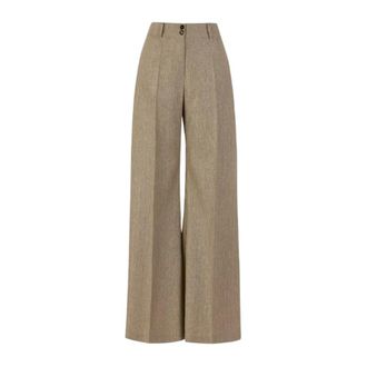 D.exterior Dames, Broeken, Bruin, Maat: XS Wol