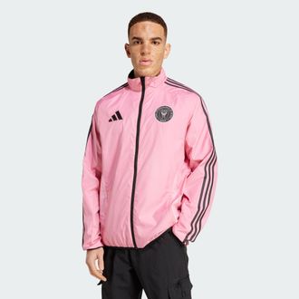 adidas adidas Performance Mens Inter Miami CF Reversible Anthem Jacket - Light Pink - Size X-Small