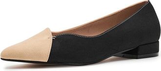Journee Collection Carmin Womens Shoes Black/Sand : 9.5 M, Synthetic