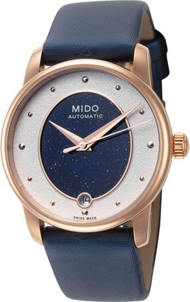 Mido Womens Baroncelli 33mm Automatic Watch M0352073749100