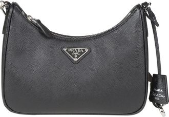 Prada Tassen, Dames, Zwart, ONE Size, Re-Edition 2005 Schoudertas
