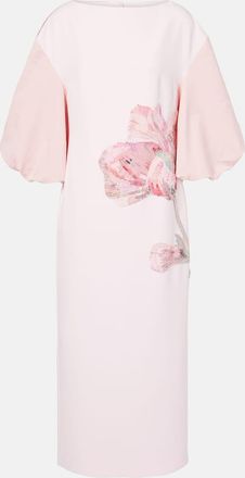 SAFiYAA Embroidered midi dress